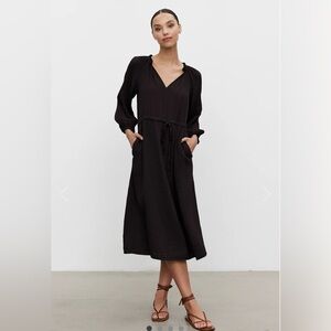 ✨VELVET by Graham & Spencer✨Audrey Cotton Gauze Dress